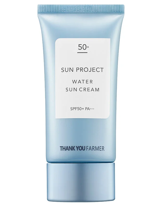 Crema cu factor de protectie SPF50+ Sun Project Water, 50ml, Thank You Farmer 