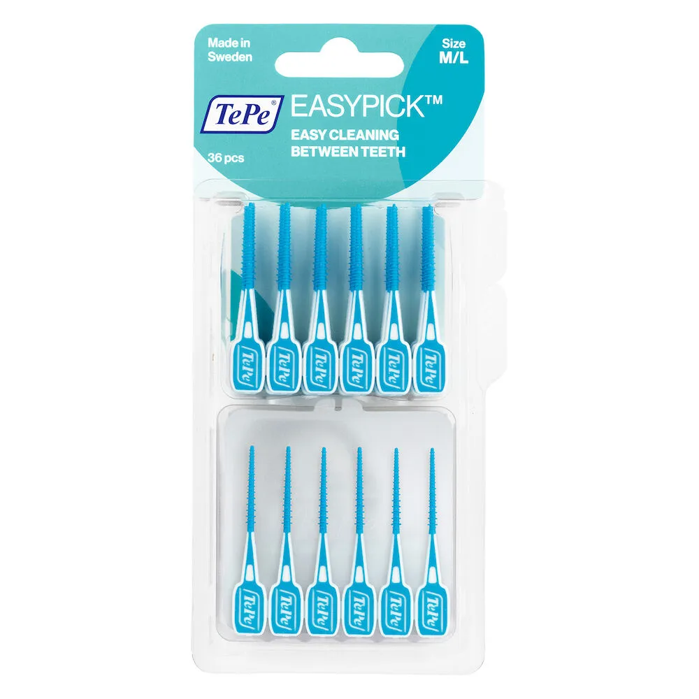 Scobitori interdentare Easy Pick Blister M/L, 36 bucati, TePe 