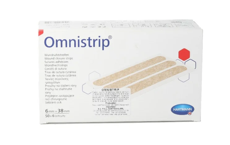 Omnistrip plasture inlocuire sutura, 6x38mm, 50 bucati, Hartmann