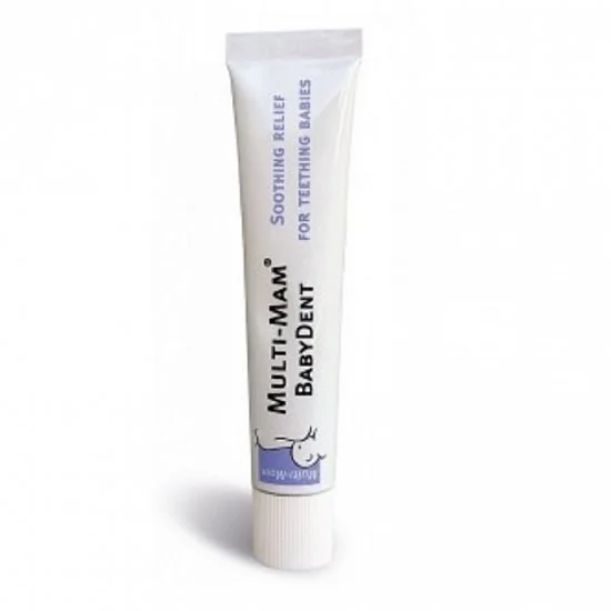 Gel gingival calmant pentru eruptia dentara Multi-Mam BabyDent, 15ml, Bioclin