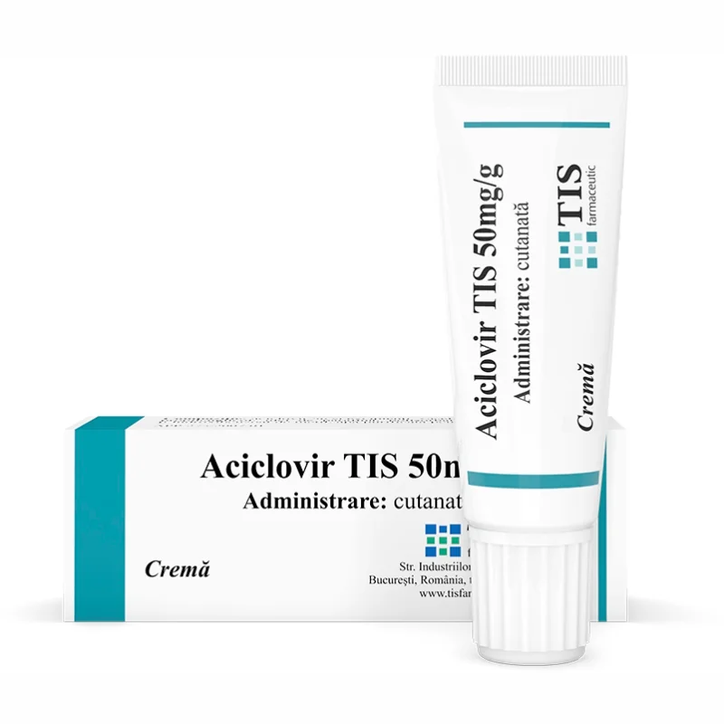 Crema Aciclovir Tis 50mg/g, 15g, Tis Farmaceutic