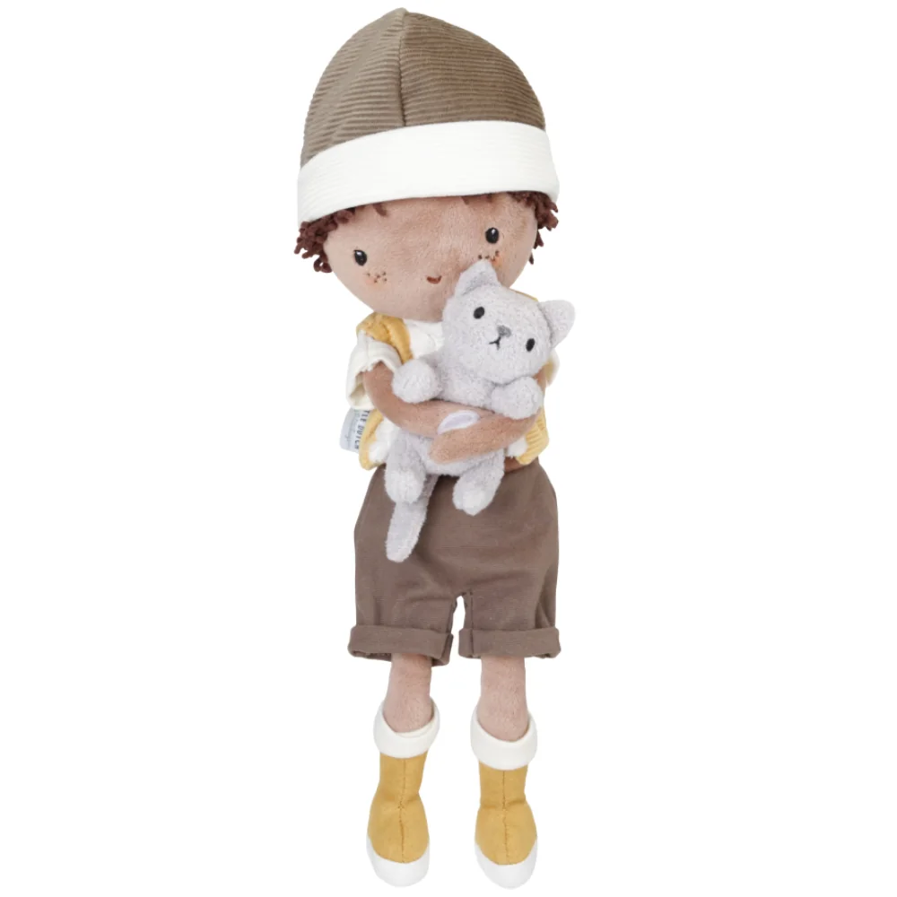 Papusa Textila Jake - 35 cm, 1 bucata, Little Dutch 