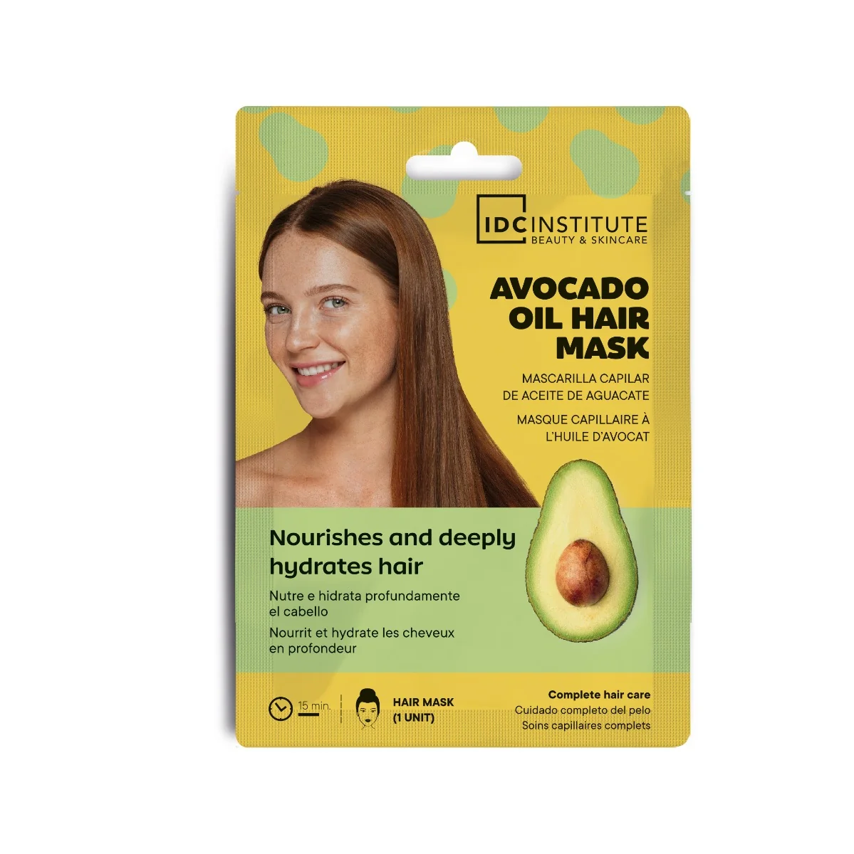 Masca de par cu avocado, 25ml, IDC Institute