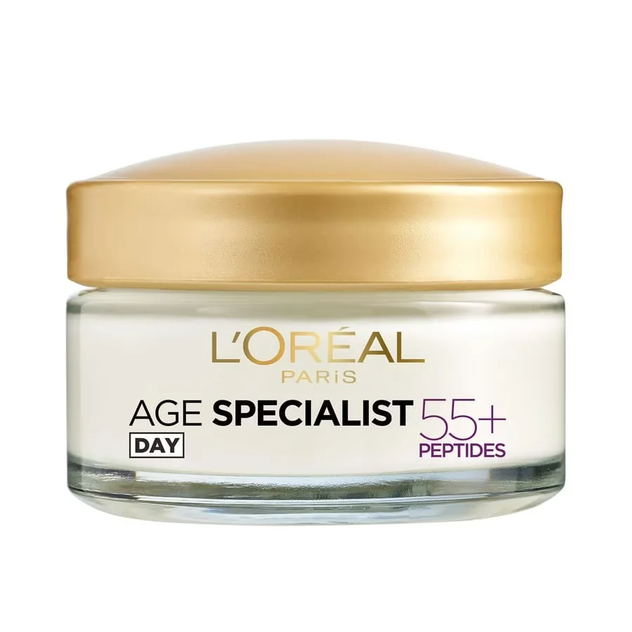 Crema antirid pentru fata de zi Age Specialist 55+, 50ml, L'Oreal Paris 