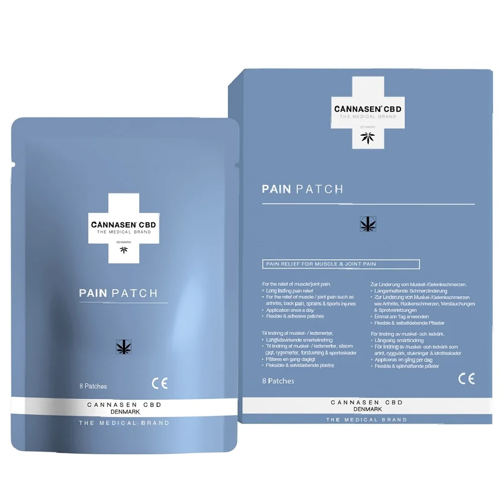 Plasturi Pain Patch CBD, 8 bucati, Cannasen