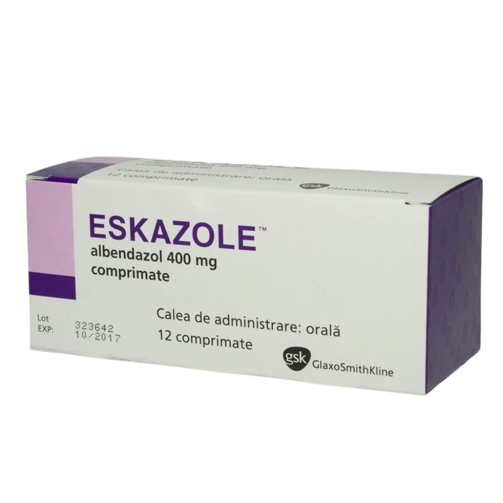 Eskazole 400 mg, 12 comprimate, Gsk