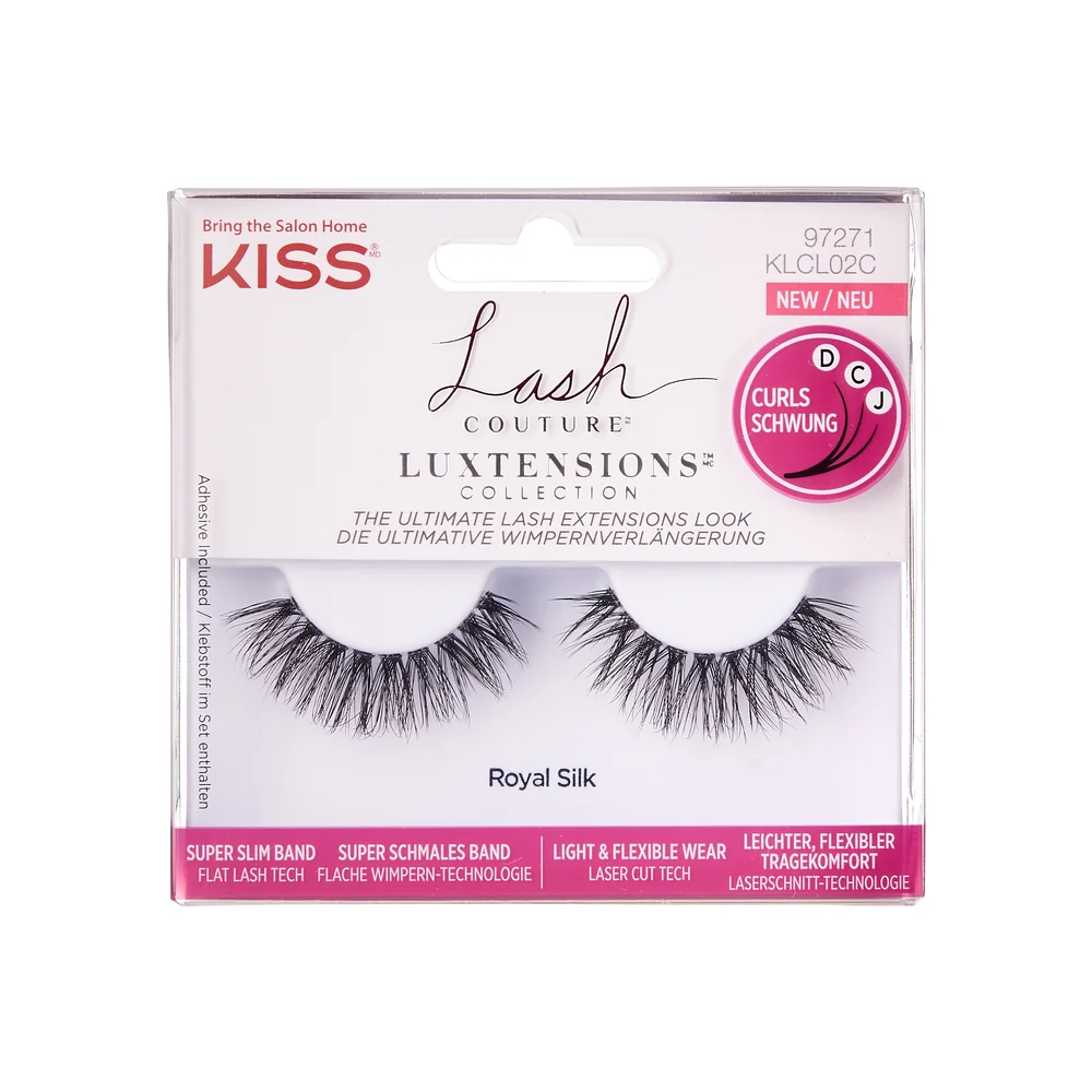 Gene false Lash Couture Luxtension Royal Silk, 1 pereche, Kiss 