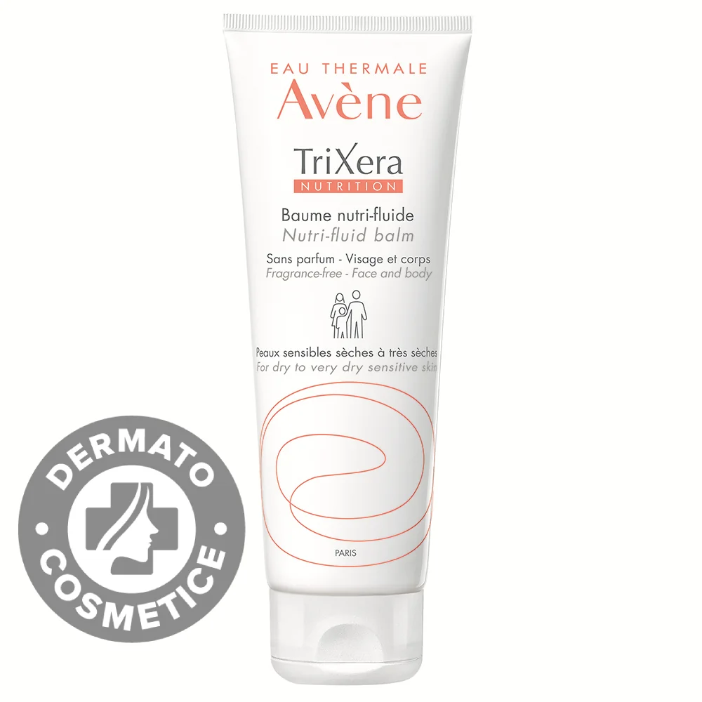 Lapte hidratant pentru piele sensibila si uscata TriXera Nutrition, 200 ml, Avene