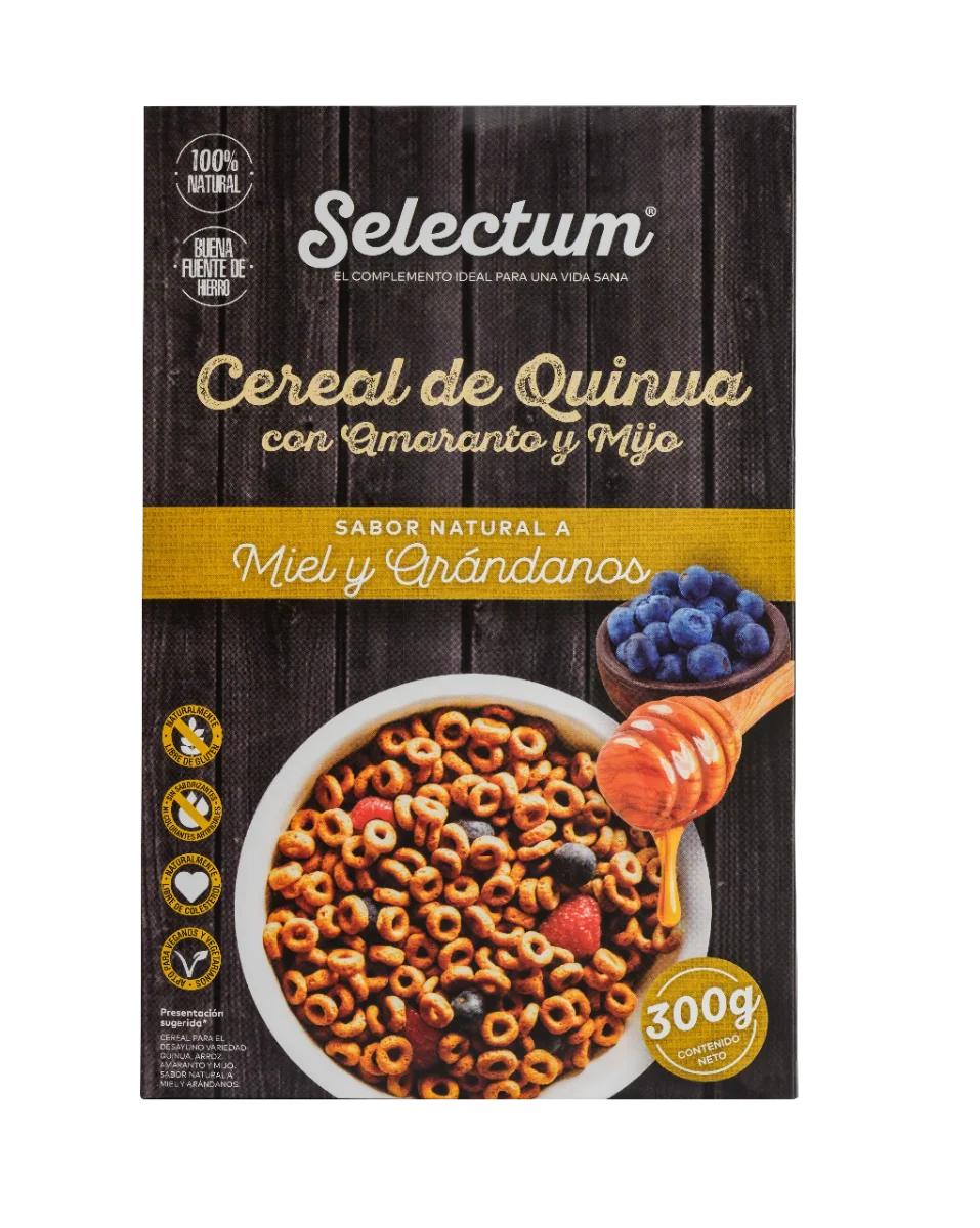 Cereale de quinoa cu amarant si mei, 300g, Selectum