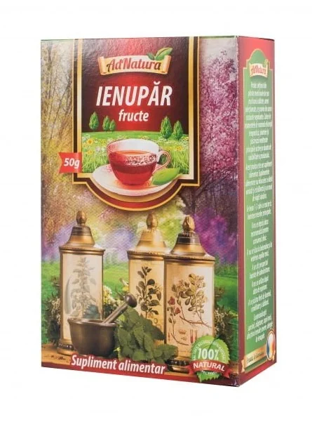 Ceai de ienupar fructe, 50g, AdNatura