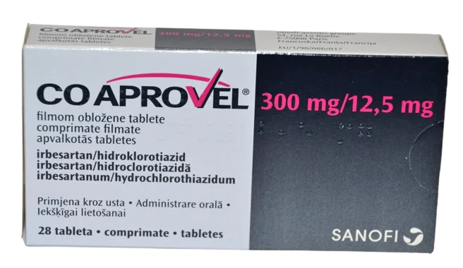 Coaprovel 300/12.5mg, 28 comprimate, Sanofi