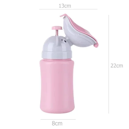 Pisoar portabil pentru fete 12+ luni, 500ml, Kidscenter 