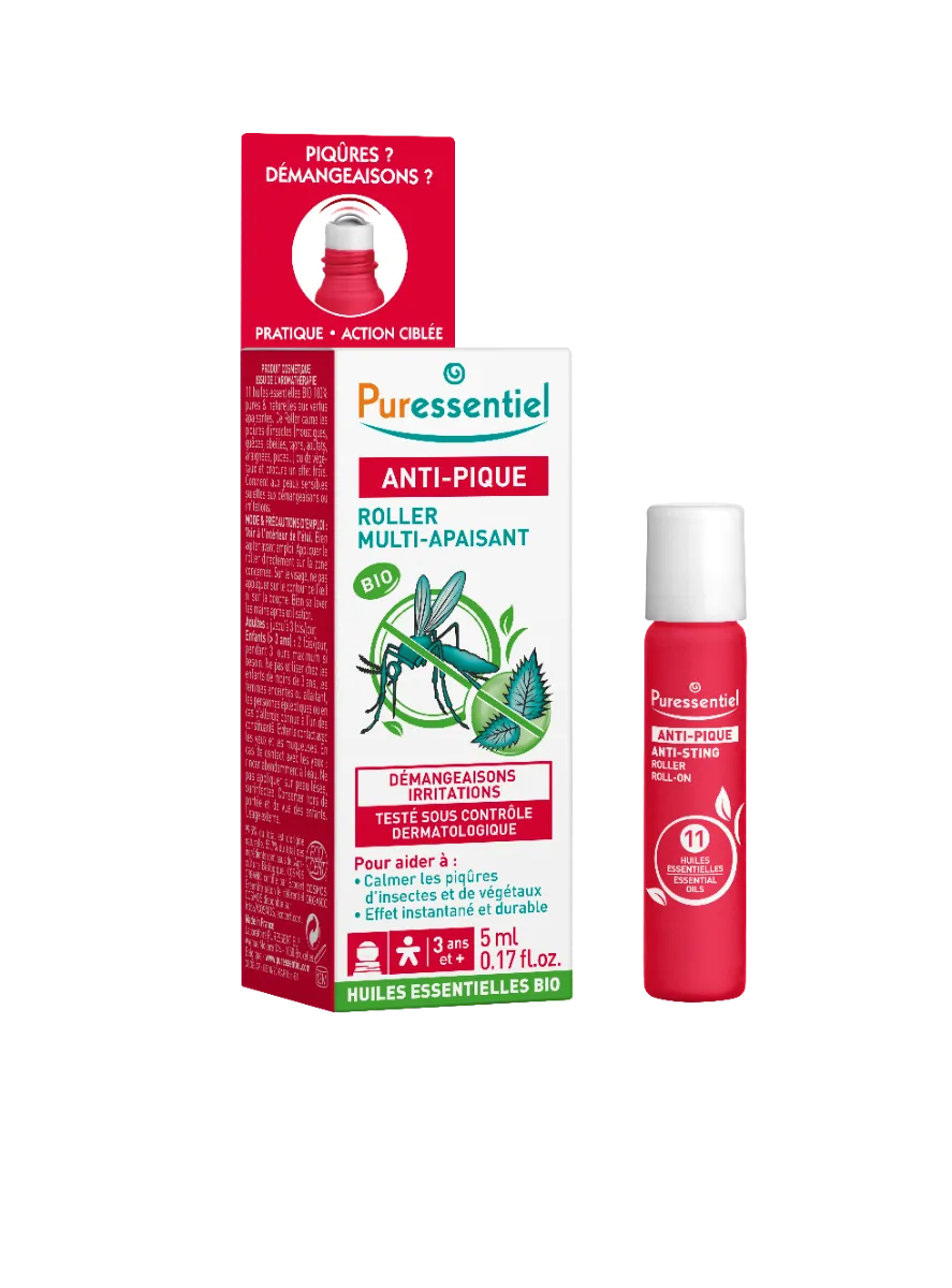 Roll-on calmant Anti-Sting, 5ml, Puressentiel 