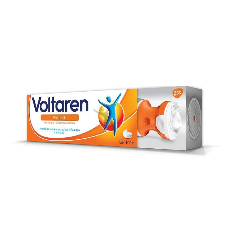 Voltaren Emulgel 11.6 mg/g cu aplicator, 100g, Haleon