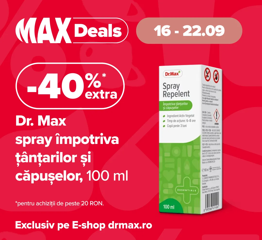 Max Deals Septembrie 2024 Spray Repelent