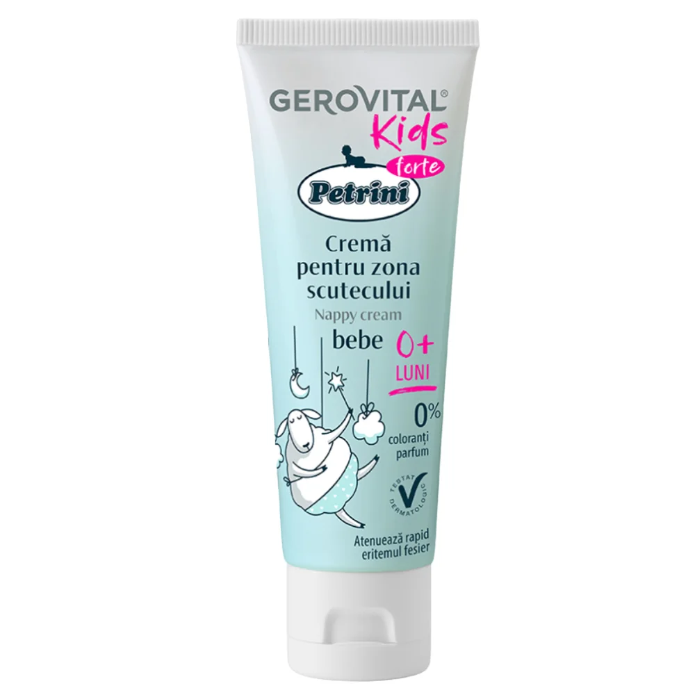 Crema pentru zona scutecului Petrini Forte Gerovital Kids, 50ml, Gerovital