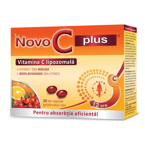 Vitamina C lipozomala Novo C plus, 30 capsule, Krewel Meuselbach