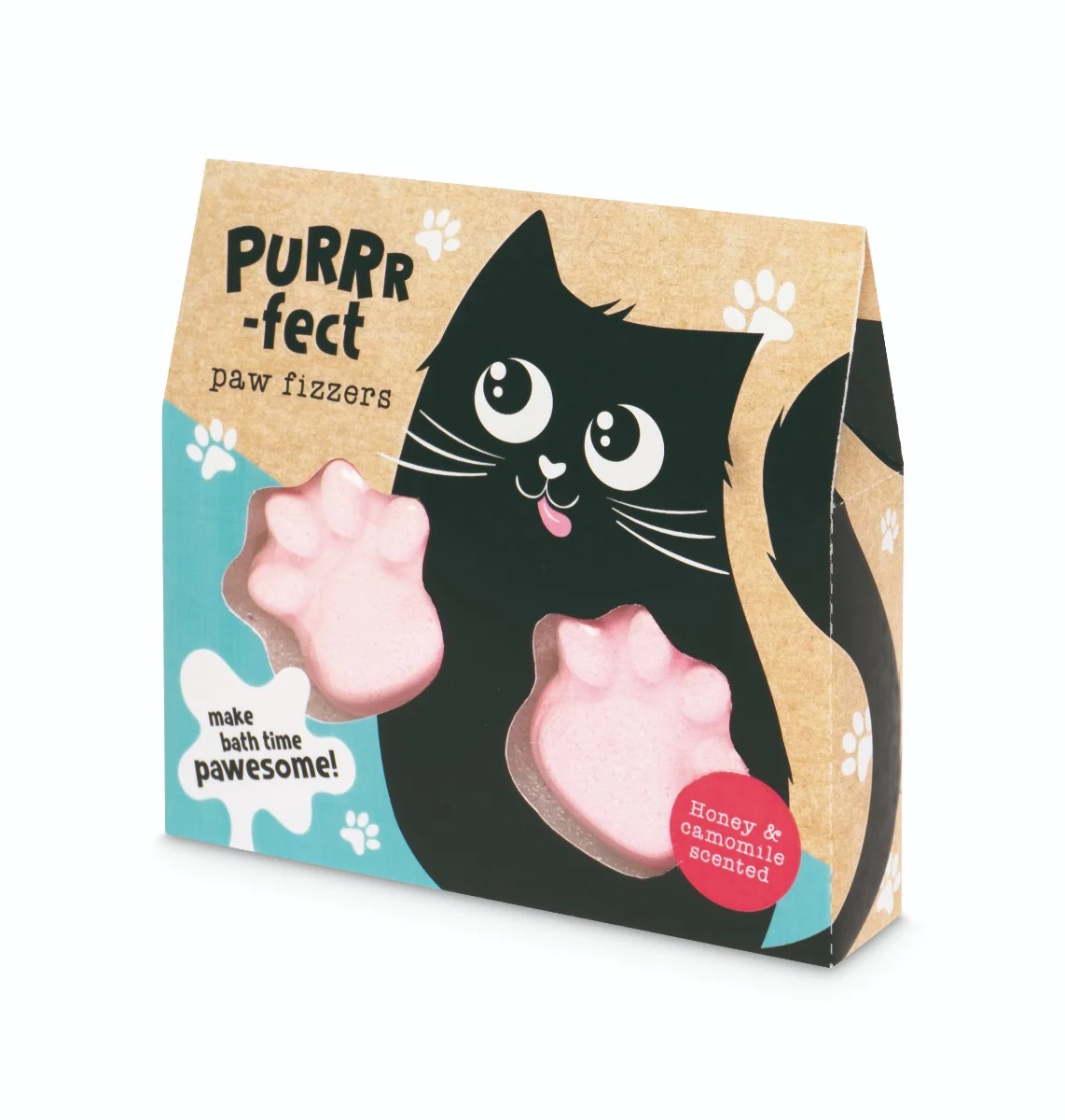 Set Purrfect Bath Paw Fizzers, Treffina