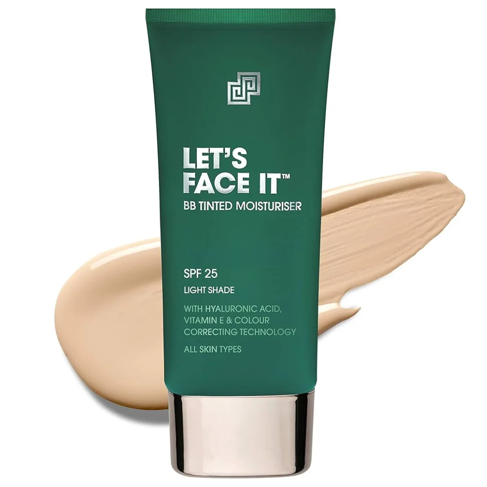 BB Cream hidratant pentru barbati SPF 25 nuanta Light Lets's Face It, 50ml, Shakeup Cosmetics