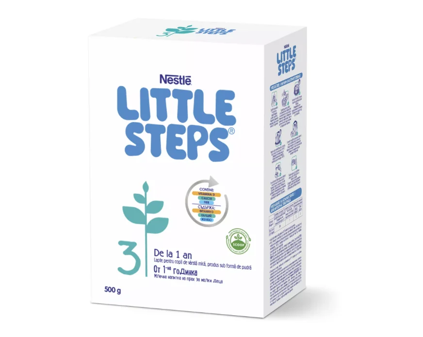 Lapte praf de la 1 an Little Steps 3, 500g, Nestle