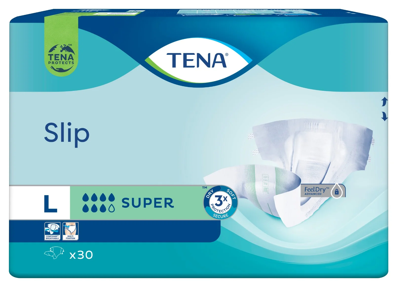 Slip Super Large, 30 bucati, Tena