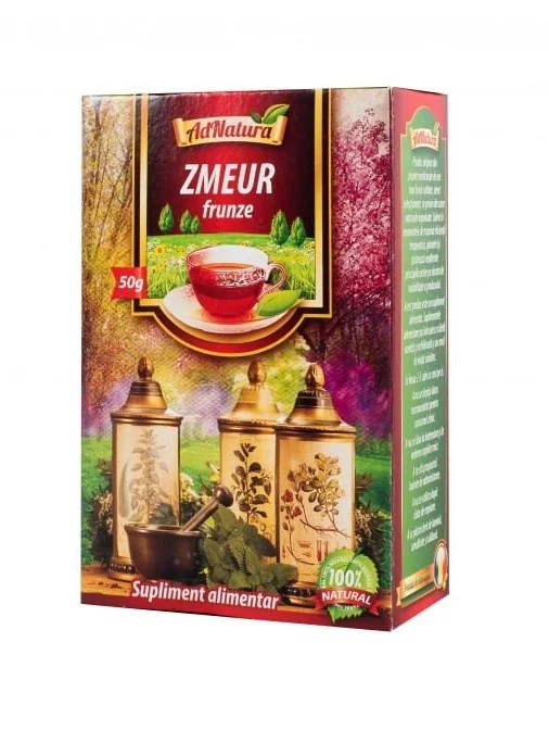 Ceai de zmeur frunze, 50g, AdNatura