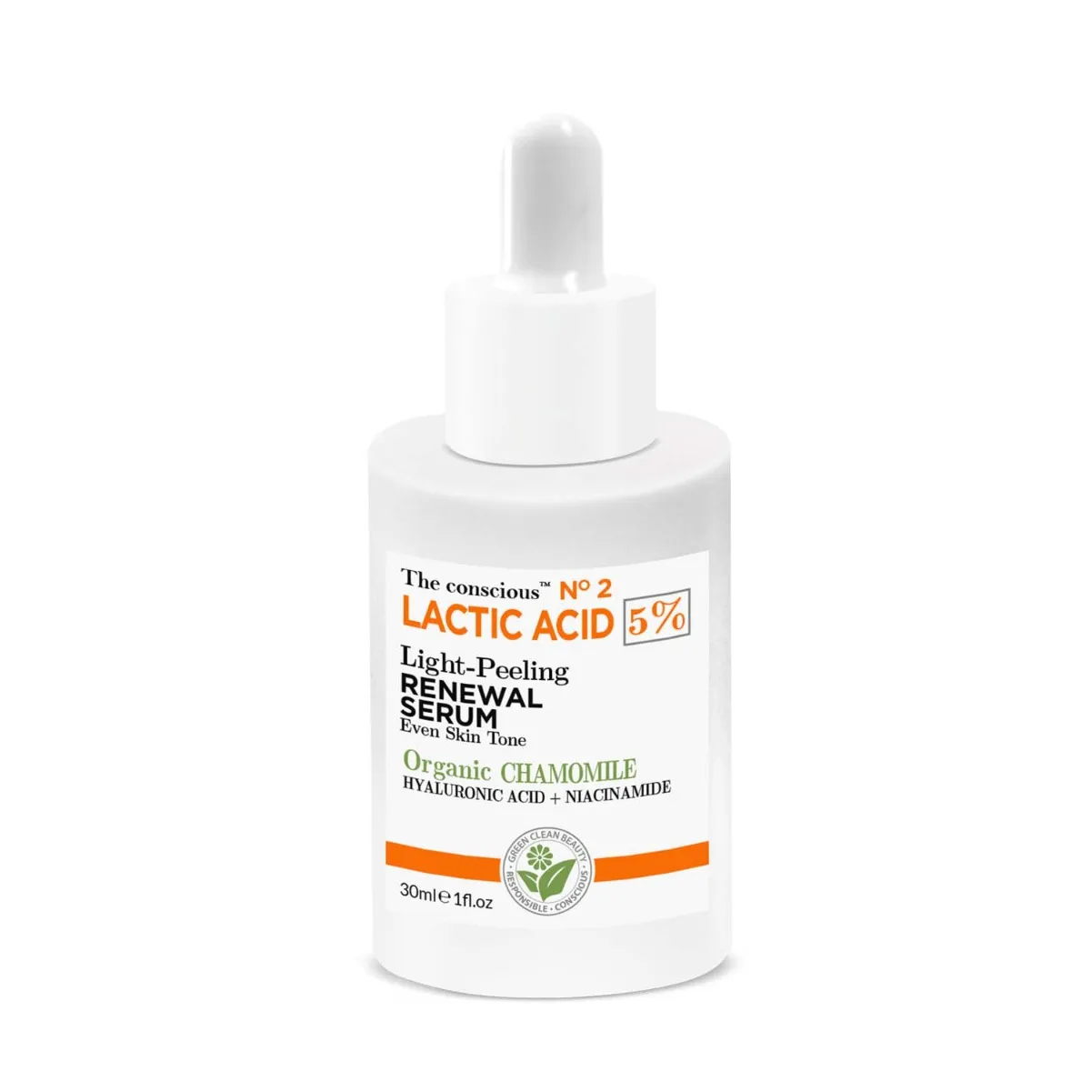 Peeling revitalizant cu Acid Latic si Musetel Organic, 30ml, The conscious 