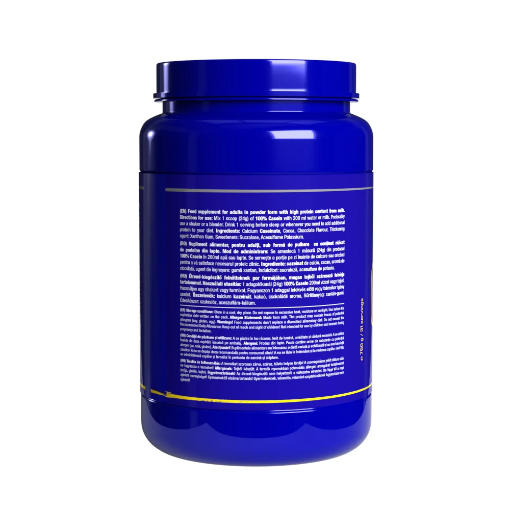 Casein cu aroma de ciocolata, 750g, Pro Nutrition 