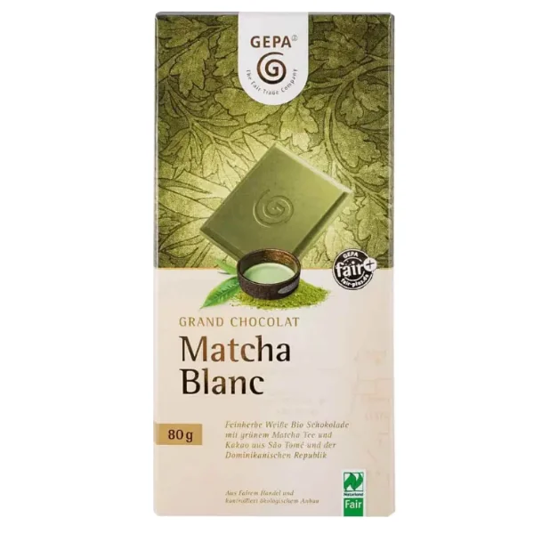 Ciocolata alba bio Machta Blanc, 80g, Gepa