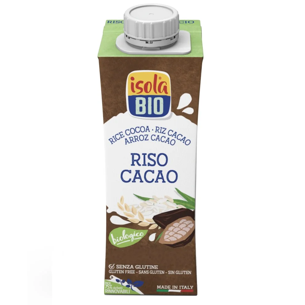 Bautura din orez cu calciu si cacao Fairtrade, 250ml, Isola Bio