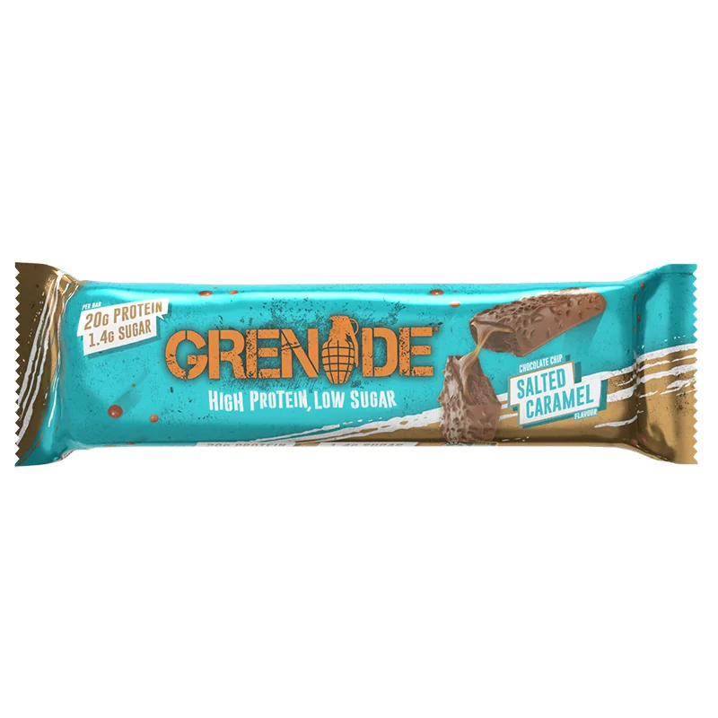 Baton proteic Salted Caramel, 60g, Grenade