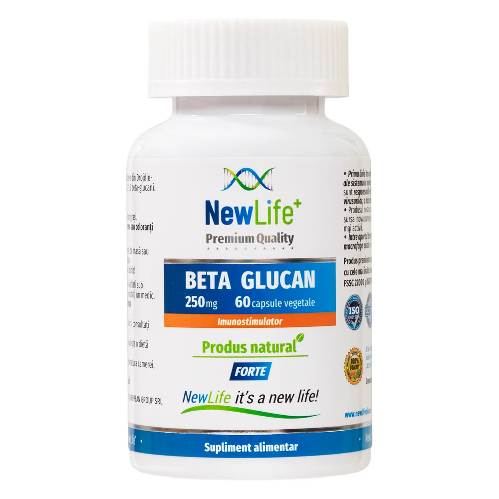 Beta Glucan 250mg, 60 capsule, NewLife 