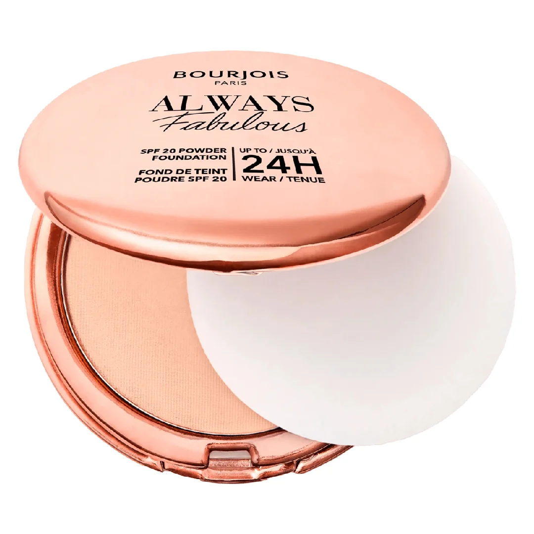 Fond de ten compact Always Fabulous 125 Ivory, 7g, Bourjois 