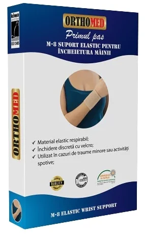 Suport elastic pentru incheietura mainii S, 1 bucata, Orthomed