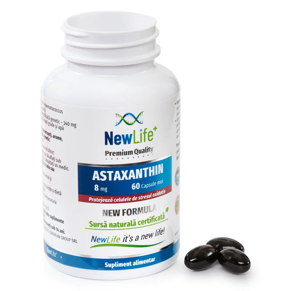 Astaxanthin 8mg, 60 capsule, NewLife 