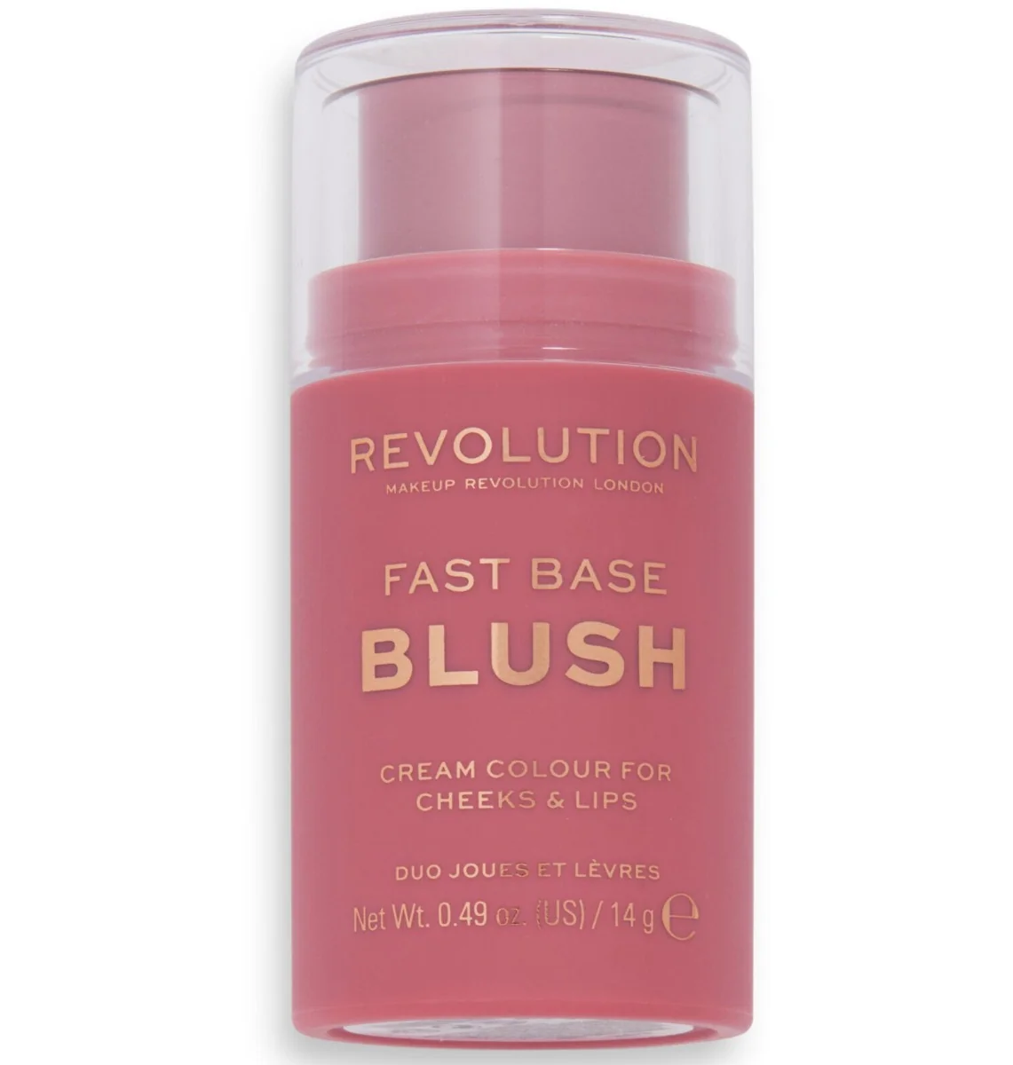 Fard de obraz Fast Base Blush Stick Bare, 14g, Makeup Revolution