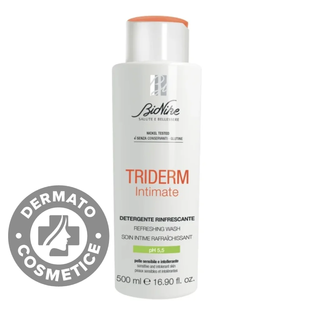 Gel intim de curatare pH 5.5 Triderm Intimate, 500ml, Bionike