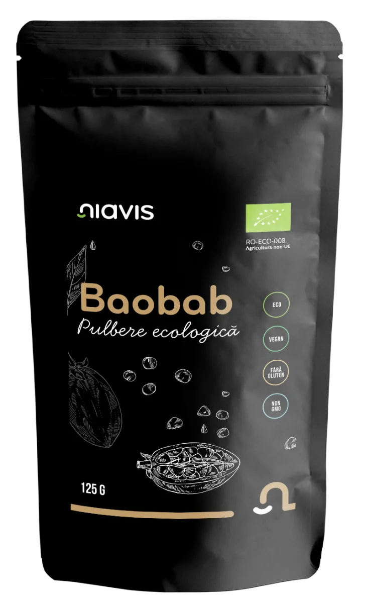 Pulbere ecologica Baobab, 125g, Niavis