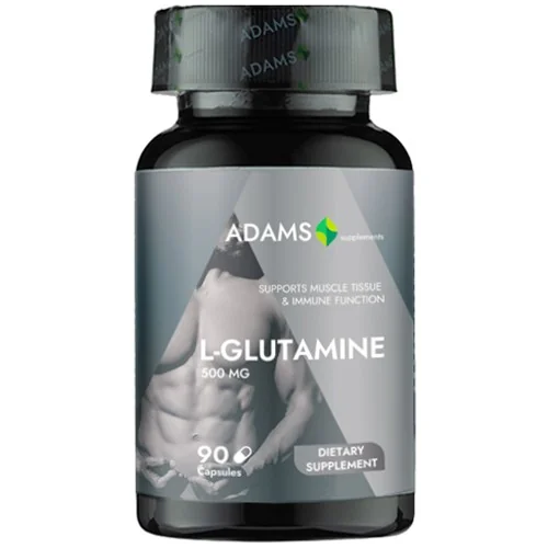 L-Glutamina 500mg, 90 capsule, Adams Vision