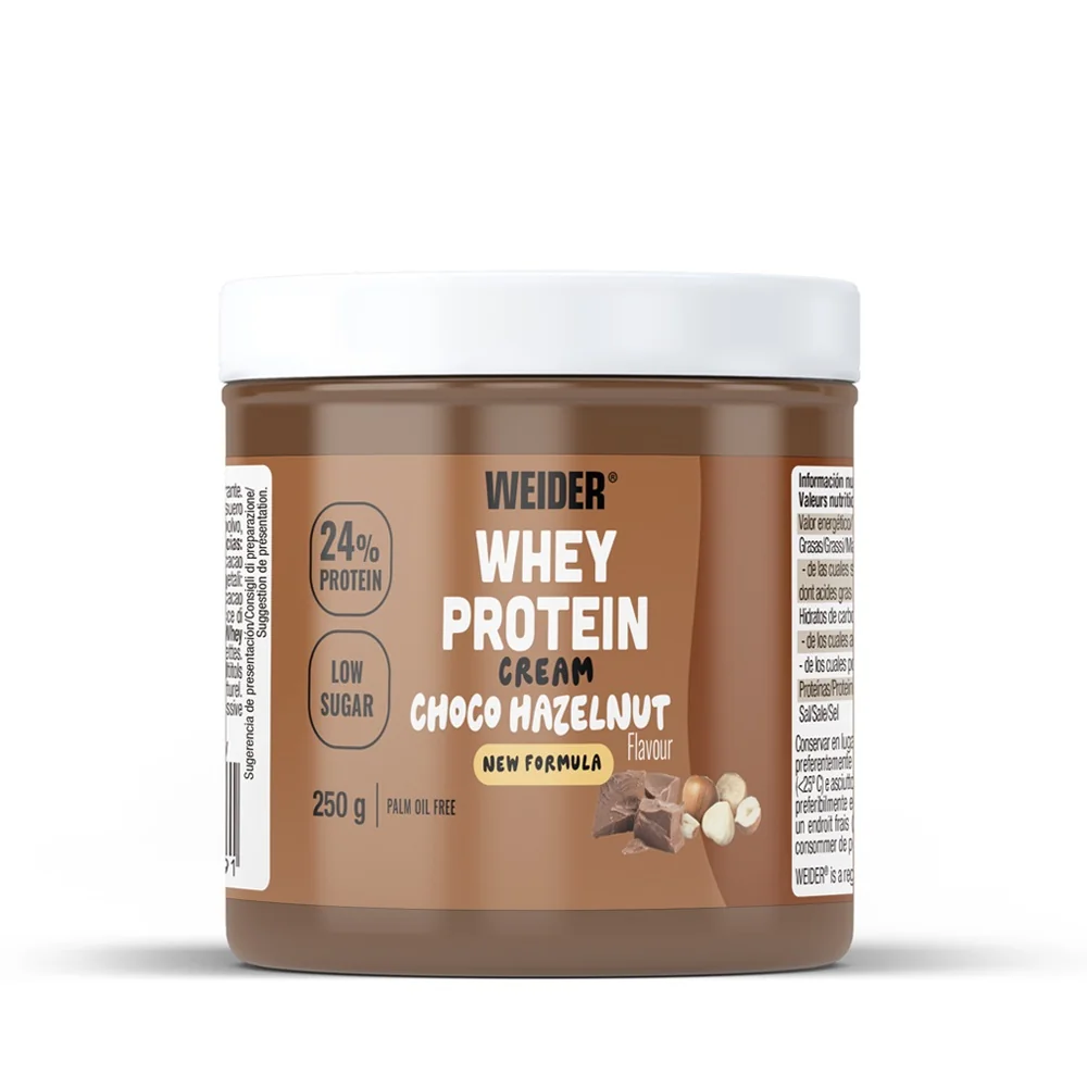 Crema proteica cu aroma de ciocolata cu alune Whey Protein Choco Creme, 250g, Weider