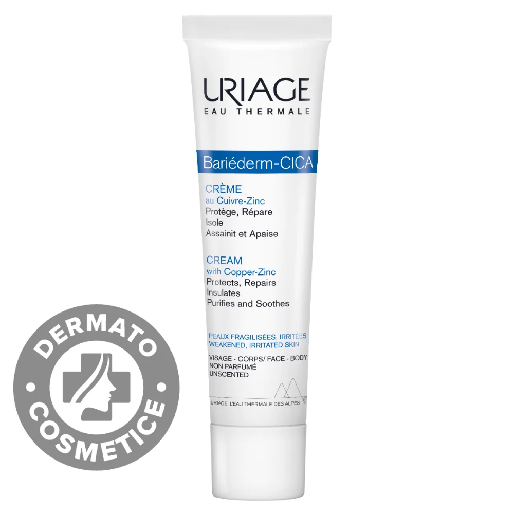 Crema reparatoare Bariederm Cica, 40ml, Uriage 