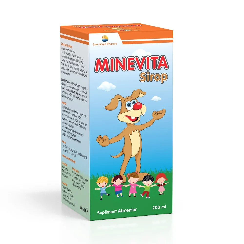 Sirop Minevita, 200ml, Sun Wave Pharma