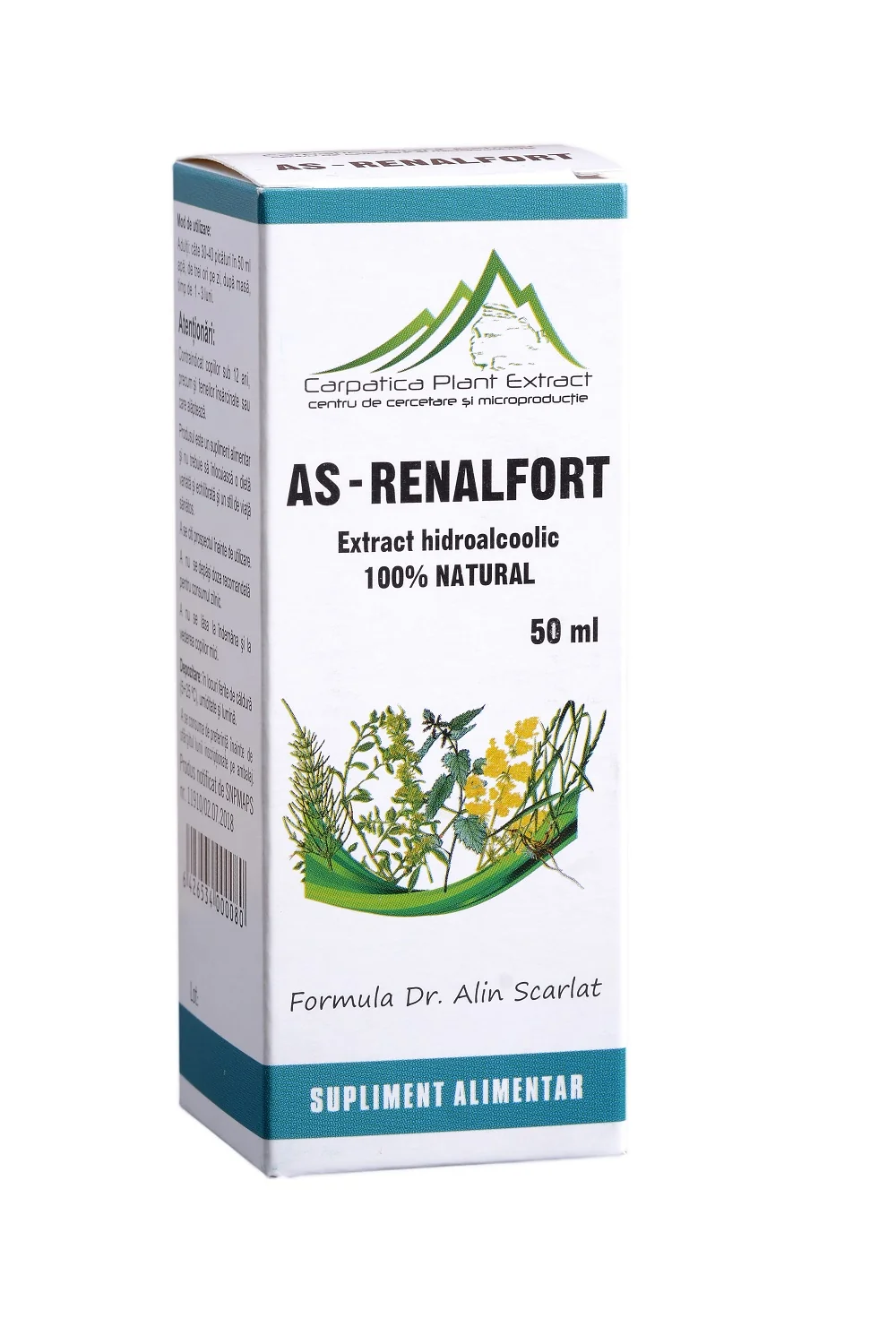 AS - Renalfort, 50 ml, Carpatica Plant Extract