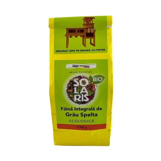 Faina intagrala de grau spelta Bio, 500g, Solaris