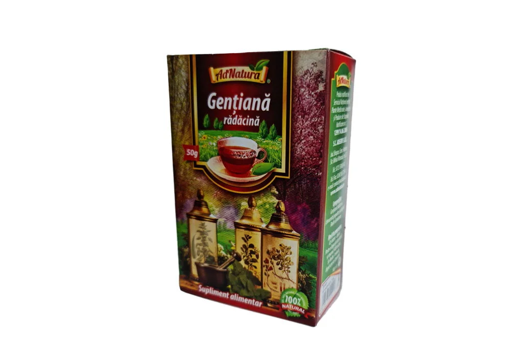 Ceai de gentiala radacina, 50g, AdNatura