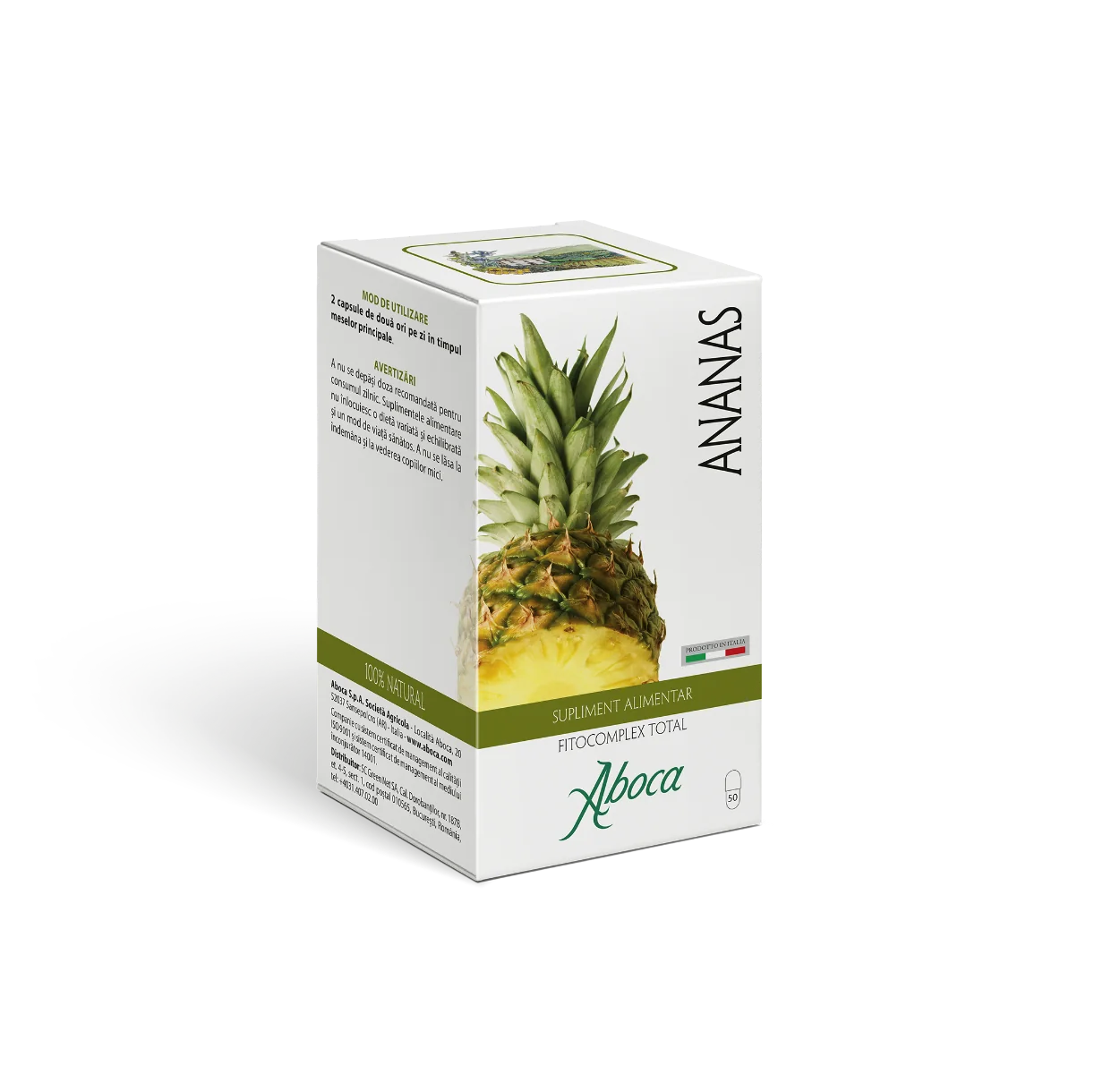 Ananas, 50 capsule, Aboca