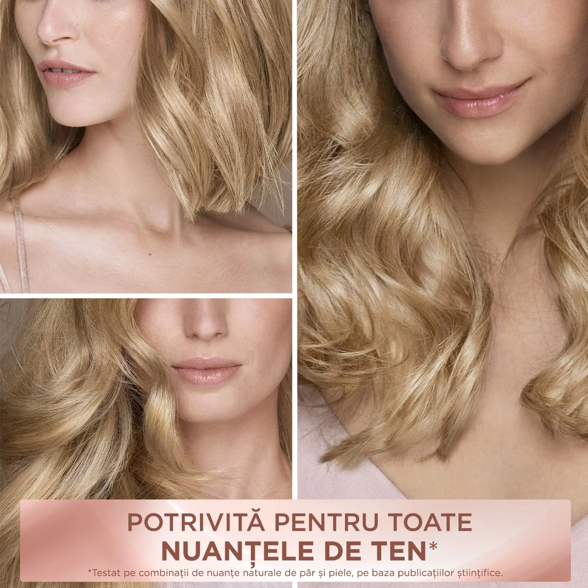 Vopsea de par permanenta fara amoniac Excellence Universal Nudes 9U Very Light Blonde, 192ml, L'Oreal Paris 