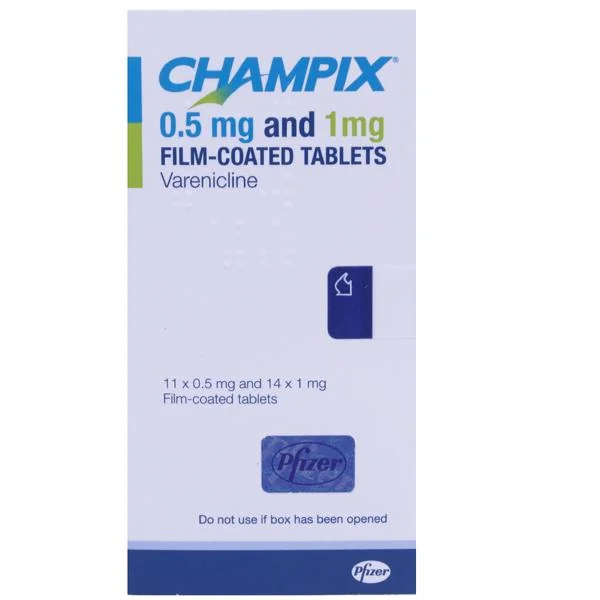 Champix 0.5mg+1mg, 25 comprimate filmate, Pfizer