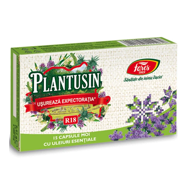 Plantusin, 15 capsule, Fares