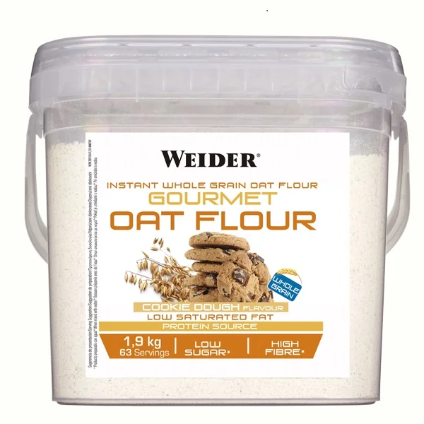 Faina de ovaz cu aroma de cookie dough Gourmet Oat Flour, 1900g, Weider